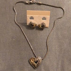 Brighton necklace and earrings